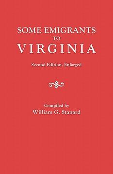 portada some emigrants to virginia. second edition, enlarged (en Inglés)
