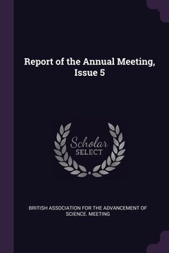 portada Report of the Annual Meeting, Issue 5 (in English)