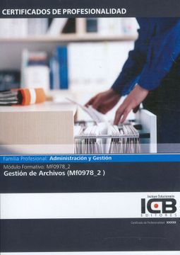 portada Manual Gestión de Archivos (Mf0978_2 ) (in Spanish)