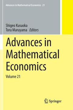portada Advances in Mathematical Economics: Volume 21 (in English)