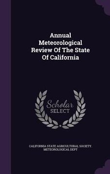 portada Annual Meteorological Review Of The State Of California