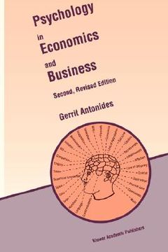 portada psychology in economics and business (en Inglés)