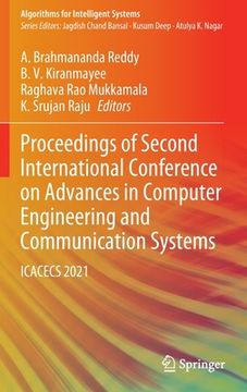 portada Proceedings of Second International Conference on Advances in Computer Engineering and Communication Systems: Icacecs 2021 