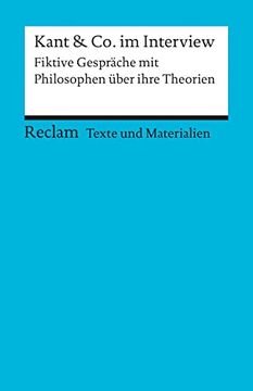 portada Kant & co. Im Interview: Fiktive Gespräche mit Philosophen Über Ihre Theorien (Texte und Materialien für den Unterricht) (in German)