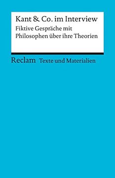 portada Kant & co. Im Interview: Fiktive Gespräche mit Philosophen Über Ihre Theorien (Texte und Materialien für den Unterricht) (en Alemán)