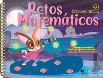 portada RETOS MATEMATICOS PREESCOLAR 2 -NARANJA DULCE-