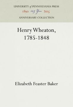 portada Henry Wheaton, 1785-1848 (in English)