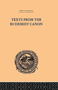 portada Texts From the Buddhist Canon: Commonly Known as Dhammapada (en Inglés)