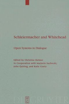portada schleiermacher and whitehead: open systems in dialogue (in English)