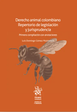 portada Derecho animal colombiano. Repertorio de legislación y jurisprudencia