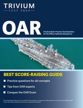 portada OAR Practice Book: Practice Test Questions for the Officer Aptitude Rating Exam (en Inglés)