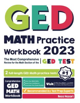portada Ged Math Practice Workbook: The Most Comprehensive Review for the Math Section of the ged Test 