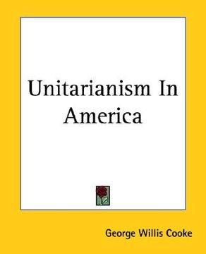 portada unitarianism in america (en Inglés)