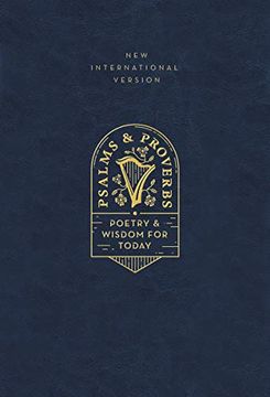 portada Niv, Psalms and Proverbs, Leathersoft Over Board, Navy, Comfort Print: Poetry and Wisdom for Today 