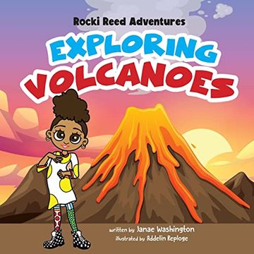portada Rocki Reed Adventures Exploring Volcanoes (en Inglés)