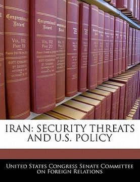 portada iran: security threats and u.s. policy (en Inglés)
