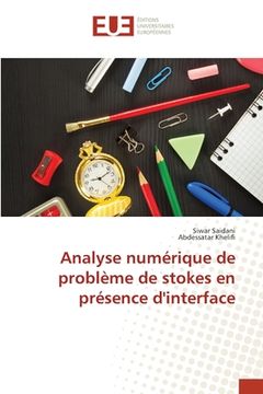 portada Analyse numérique de problème de stokes en présence d'interface (in French)