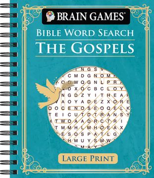 portada Brain Games - Bible Word Search: The Gospels - Large Print