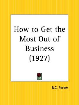 portada how to get the most out of business