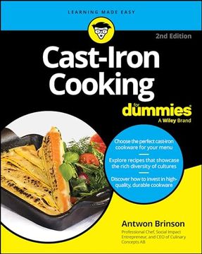 portada Cast-Iron Cooking for Dummies, 2nd Edition (en Inglés)