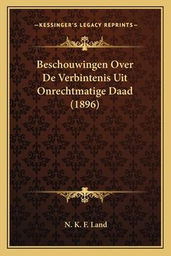 portada Beschouwingen Over De Verbintenis Uit Onrechtmatige Daad (1896)