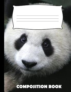 portada Composition Book: Panda Composition Notebook Wide Ruled (en Inglés)