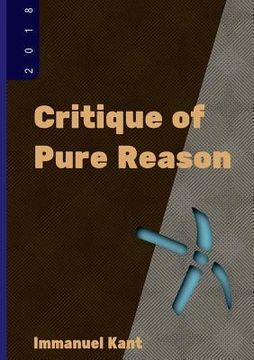 portada Critique of Pure Reason (en Inglés)