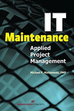 portada It Maintenance: Applied Project Management (en Inglés)