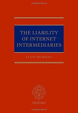 portada The Liability Of Internet Intermediaries (en Inglés)