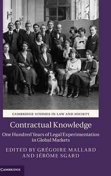 portada Contractual Knowledge (Cambridge Studies in law and Society) (in English)