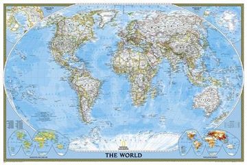 portada World Classic [Poster Size and Laminated] (National Geographic Reference Map) (en Inglés)