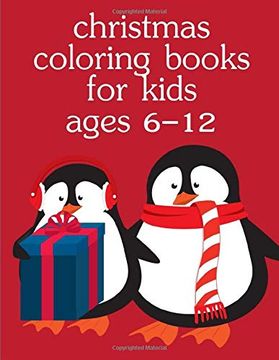 portada Christmas Coloring Books for Kids Ages 6-12: Christmas Coloring Pages for Boys, Girls,Toddlers fun Early Learning (Colrful Animals) 