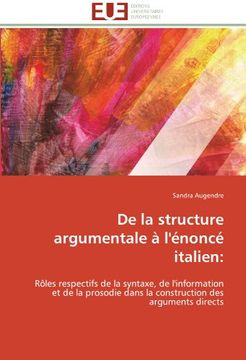 portada de La Structure Argumentale A L'Enonce Italien