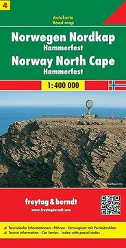 portada Norte de Noruega-Cabo Norte-Hammerfest, Mapa de Carreteras (1: 400 000)