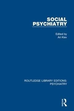 portada Social Psychiatry: Volume 1 (in English)