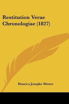 portada restitution verae chronologiae (1827) (en Inglés)