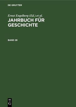 portada Jahrbuch für Geschichte. Band 28 (in German)