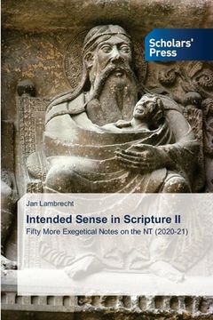 portada Intended Sense in Scripture II (en Inglés)