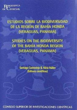 portada Estudios Sobre la Biodiversidad de la Region de Bahia Honda (Vera Guas, Panama) = Studies on the Biodiversity of the Bahia Honda Region (Veraguas, Panama)