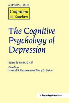 portada The Cognitive Psychology of Depression: A Special Issue of Cognition and Emotion (en Inglés)