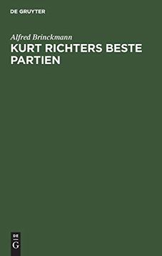 portada Kurt Richters Beste Partien (German Edition) [Hardcover ] (in German)
