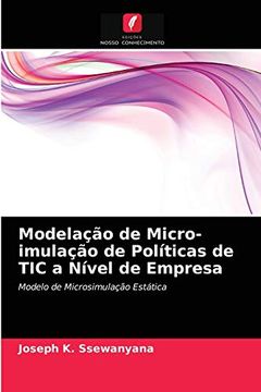 portada Modelação de Micro-Imulação de Políticas de tic a Nível de Empresa (in Portuguese)