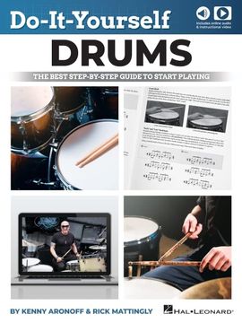 portada Do-It-Yourself Drums: The Best Step-By-Step Guide to Start Playing - Book With Online Audio and Instructional Video by Kenny Aronoff and Rick Mattingly 