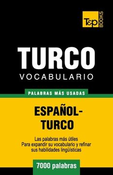 portada Vocabulario español-turco - 7000 palabras más usadas
