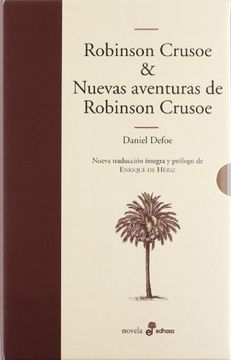 portada Robinson Crusoe & Nuevas Aventuras de Robinso: (Estuche 2 Vols) (Edhasa Literaria)