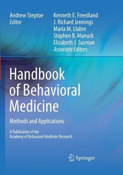 portada handbook of behavioral medicine (en Inglés)