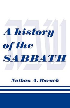 portada a history of the sabbath (en Inglés)