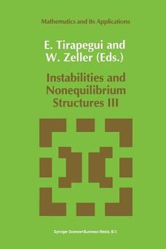 portada Instabilities and Nonequilibrium Structures III (in English)