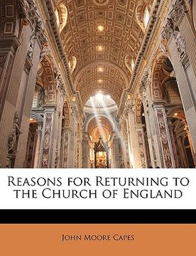 portada reasons for returning to the church of england (in English)