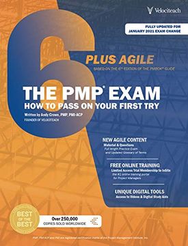 portada The pmp Exam: How to Pass on Your First Try: 6th Edition + Agile (Test Prep Series) (en Inglés)